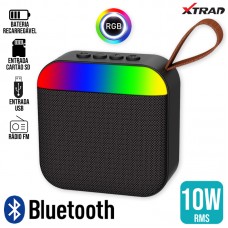 Caixa de Som Bluetooth 10W XDG192 Xtrad - Preta